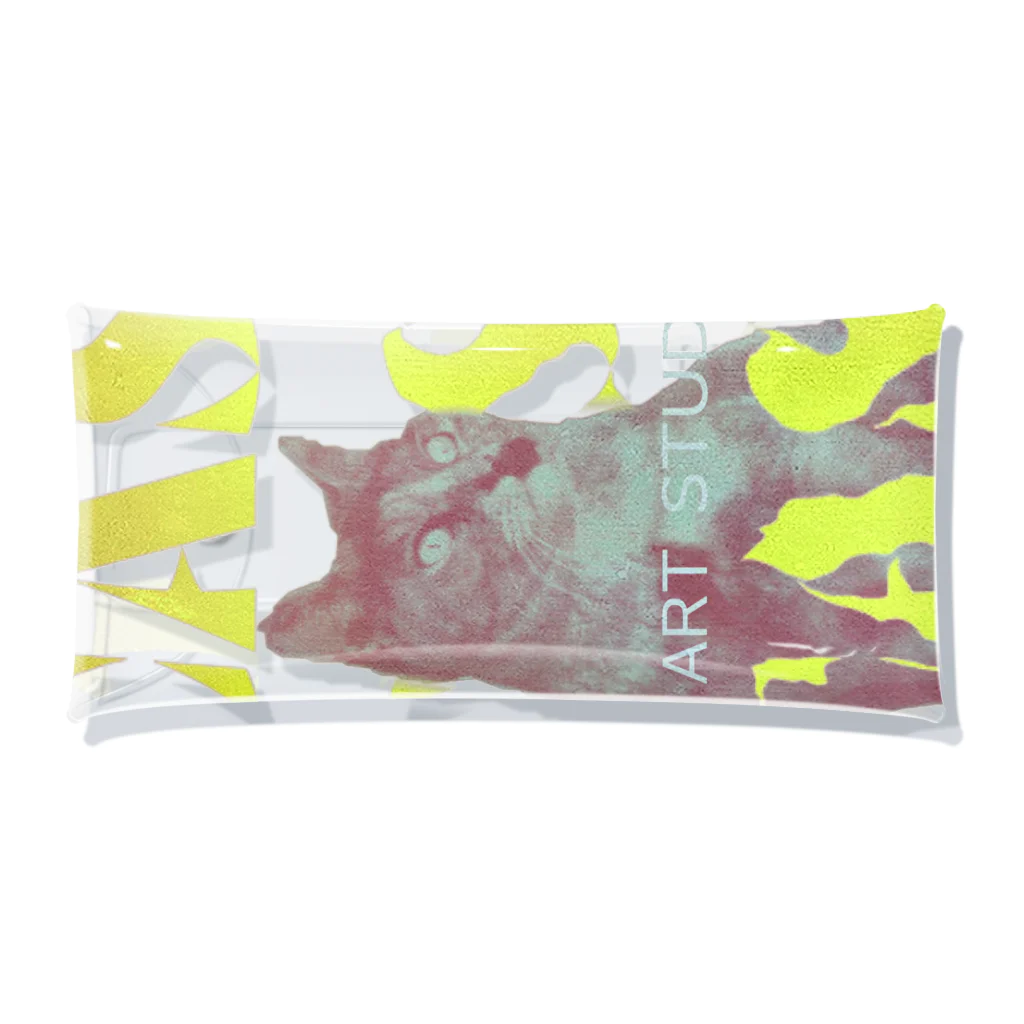 stakejapanのCAT ART STUDIOUS Clear Multipurpose Case