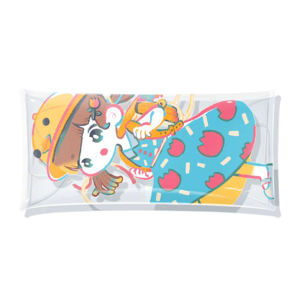 ヤシマロパのしょっぷのGirl Clear Multipurpose Case