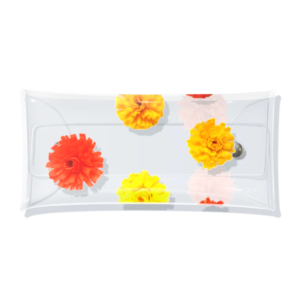 つづみこのオレンジの花 Clear Multipurpose Case