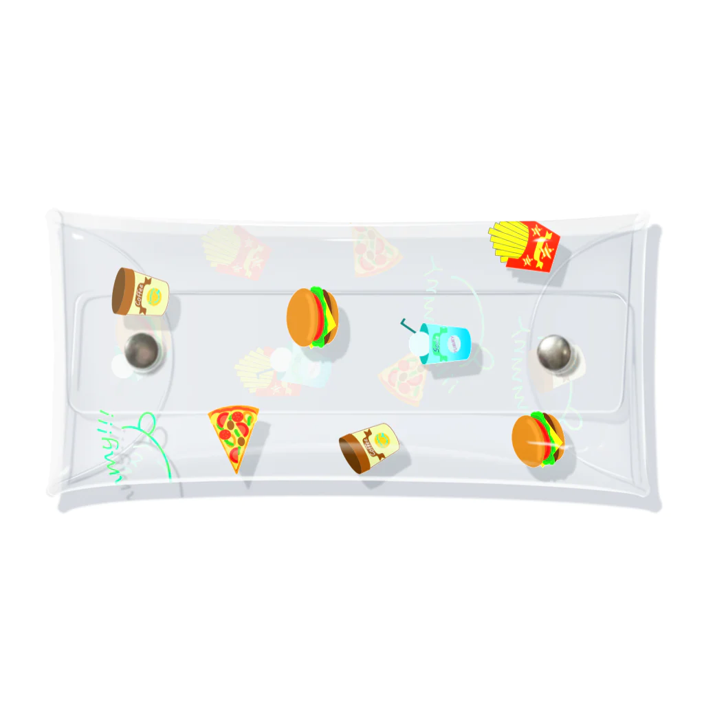 Yokokkoの店のYUMMY!!! Clear Multipurpose Case