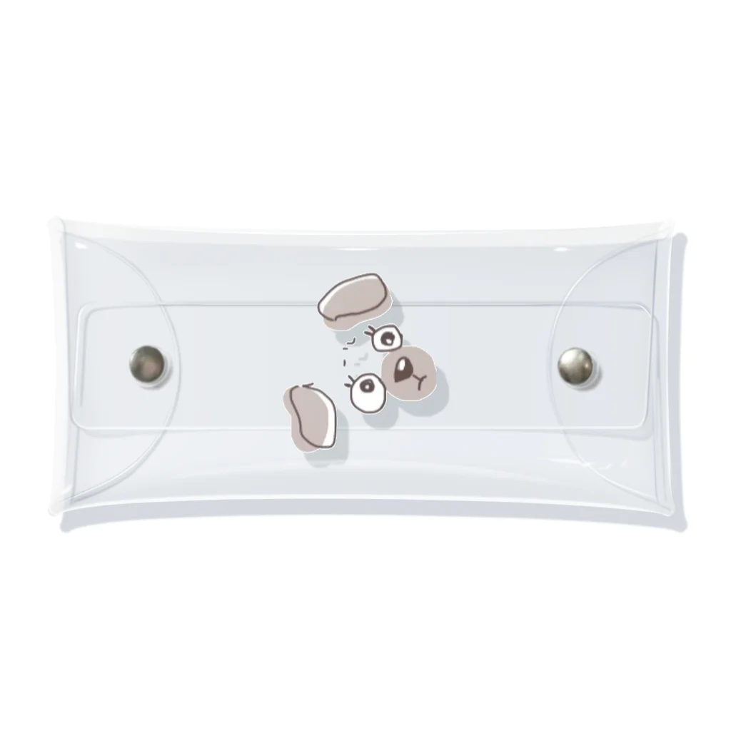 tochanchiのわんてゃん Clear Multipurpose Case