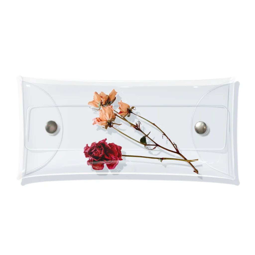 ネコッチ＿k(*´ω｀*)の薔薇 Clear Multipurpose Case