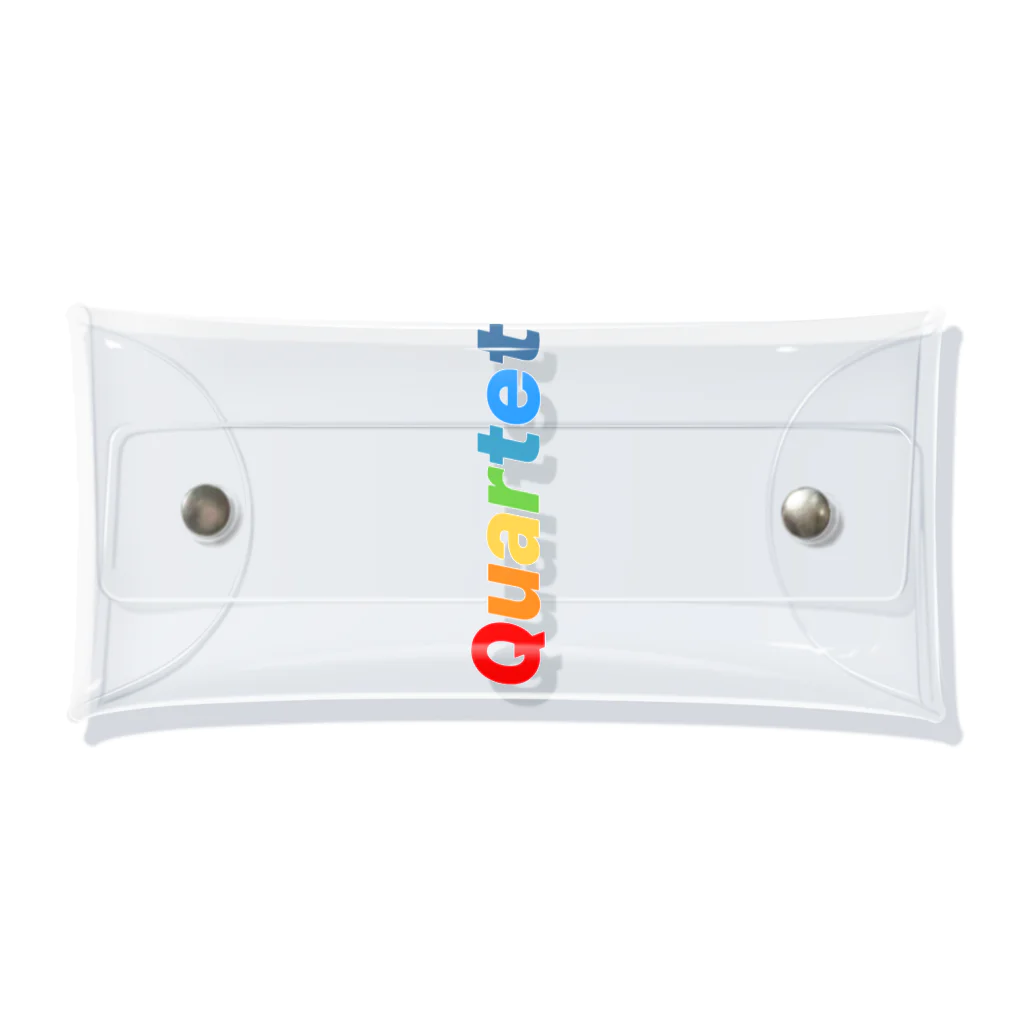 quartetのQuartet be ture Logo Clear Multipurpose Case