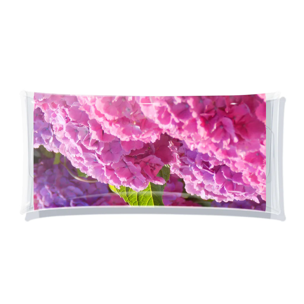 K-ioriの季節の花　紫陽花 クリアマルチケース