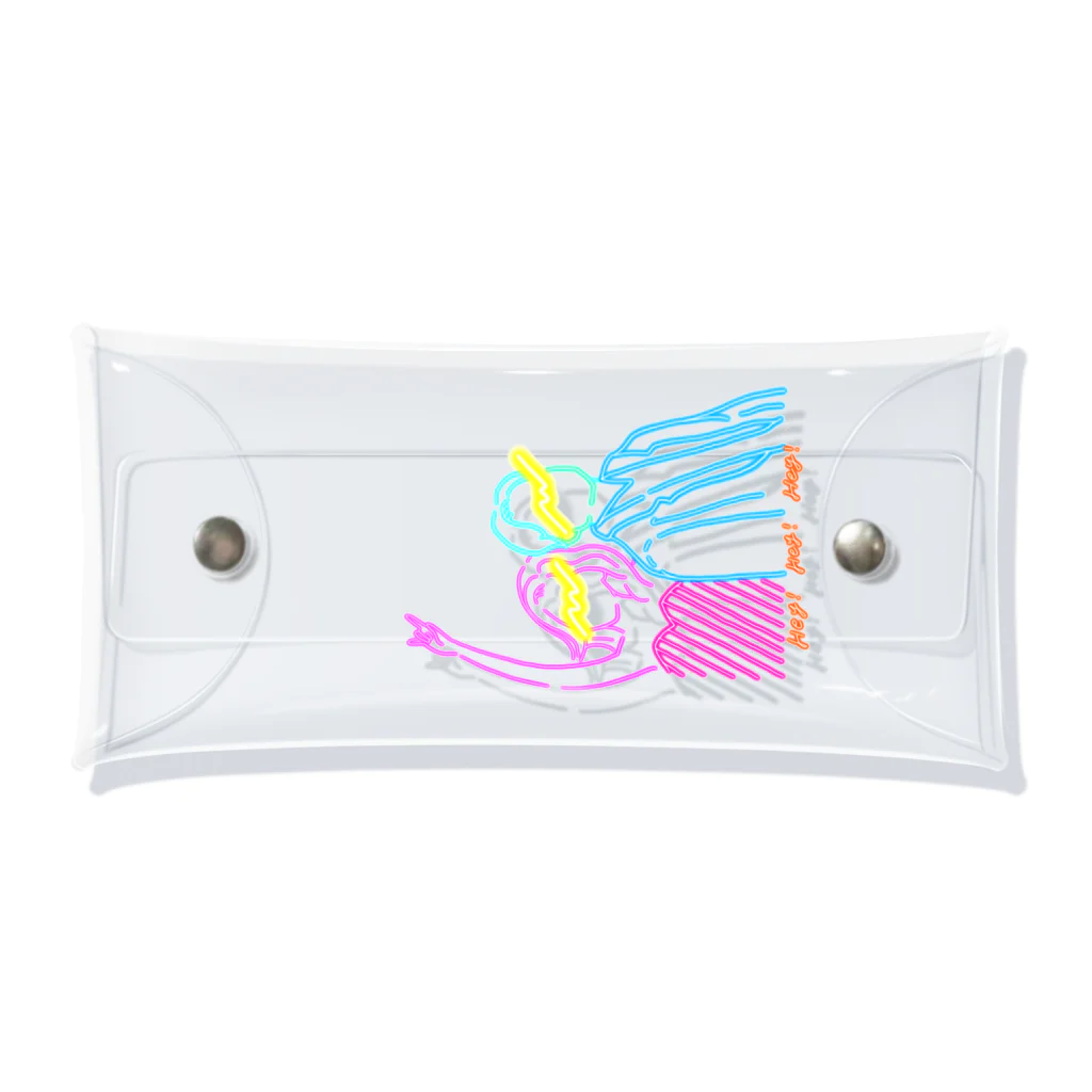 サチコスタイルのHey！ボーイ& Hey！ガール Clear Multipurpose Case