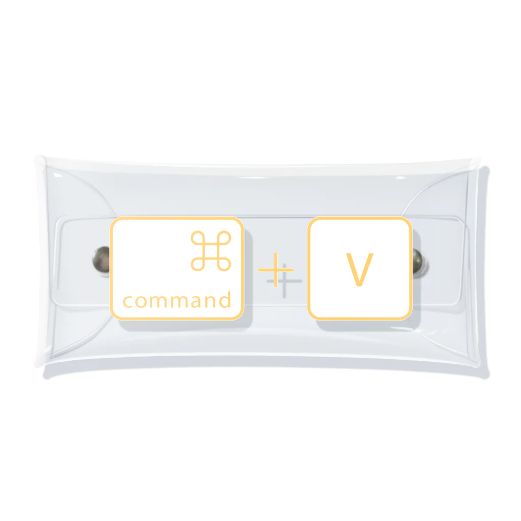 めんのcommand+V Clear Multipurpose Case