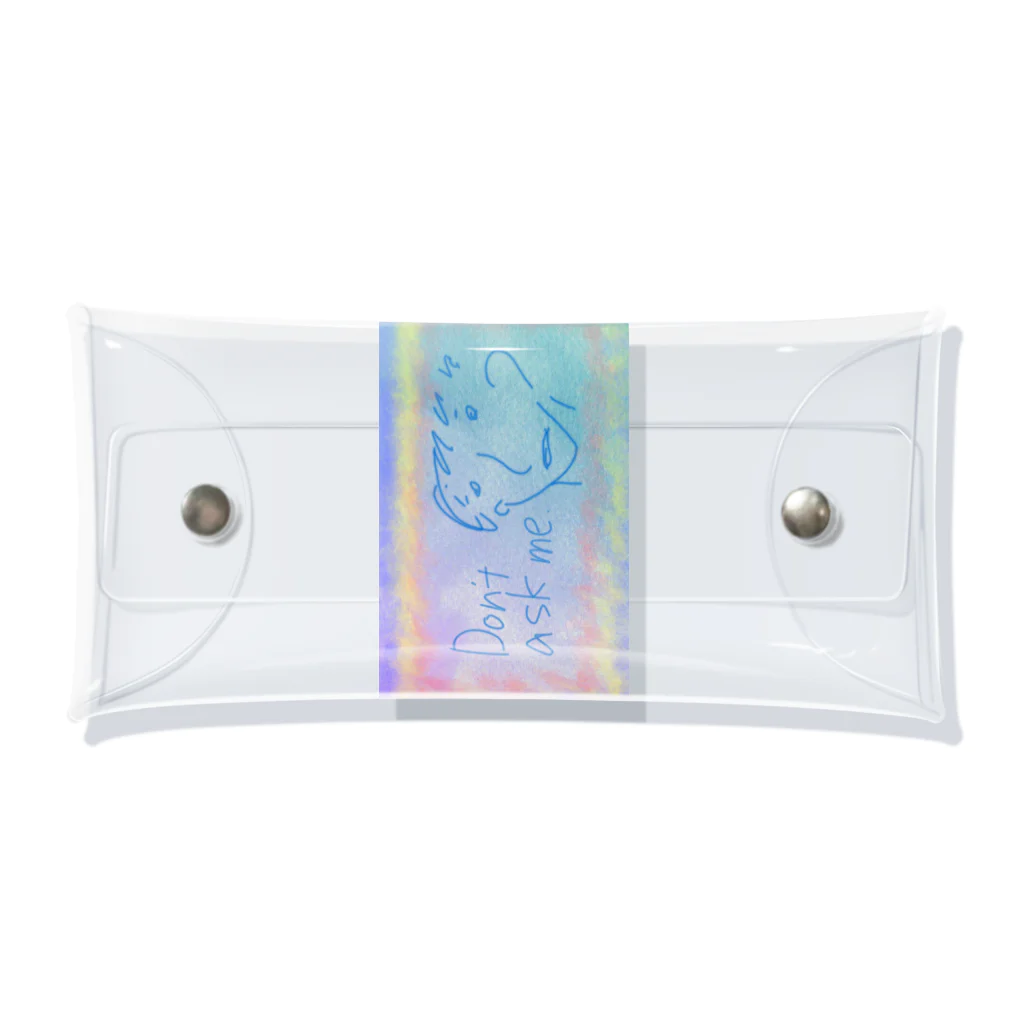 eiraku-choのDon't ask me. Clear Multipurpose Case