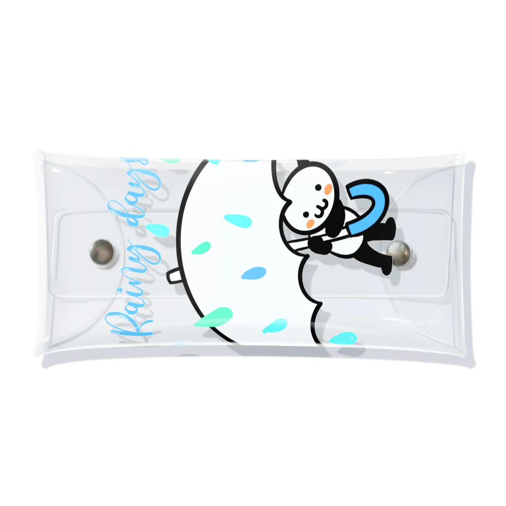 あゆみんの雨ふり猫ちゃん Clear Multipurpose Case