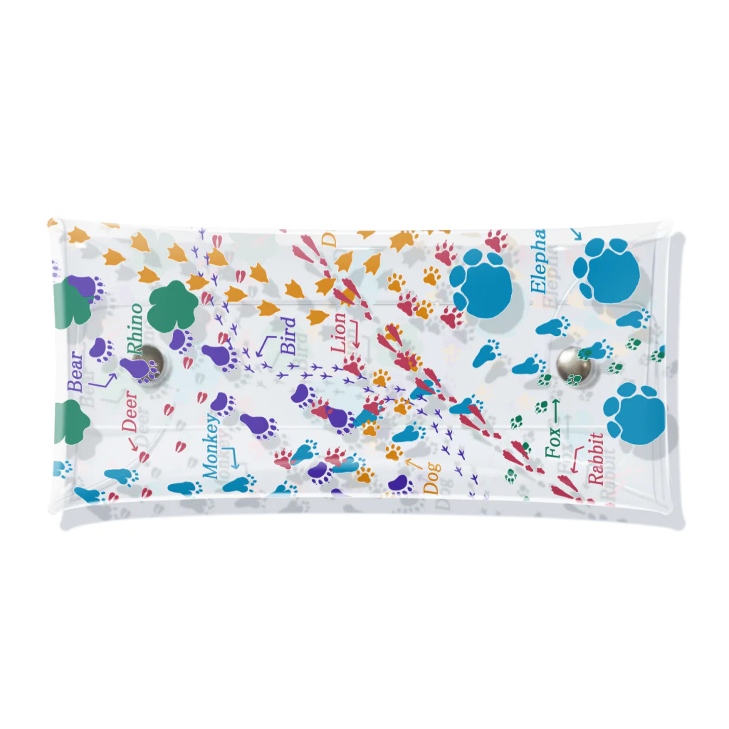 みらいのanimal tracks Clear Multipurpose Case