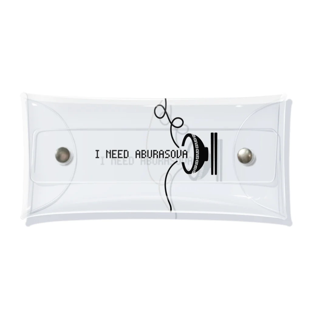 NI_COLD_BEERのI NEED ABURASOVA Clear Multipurpose Case