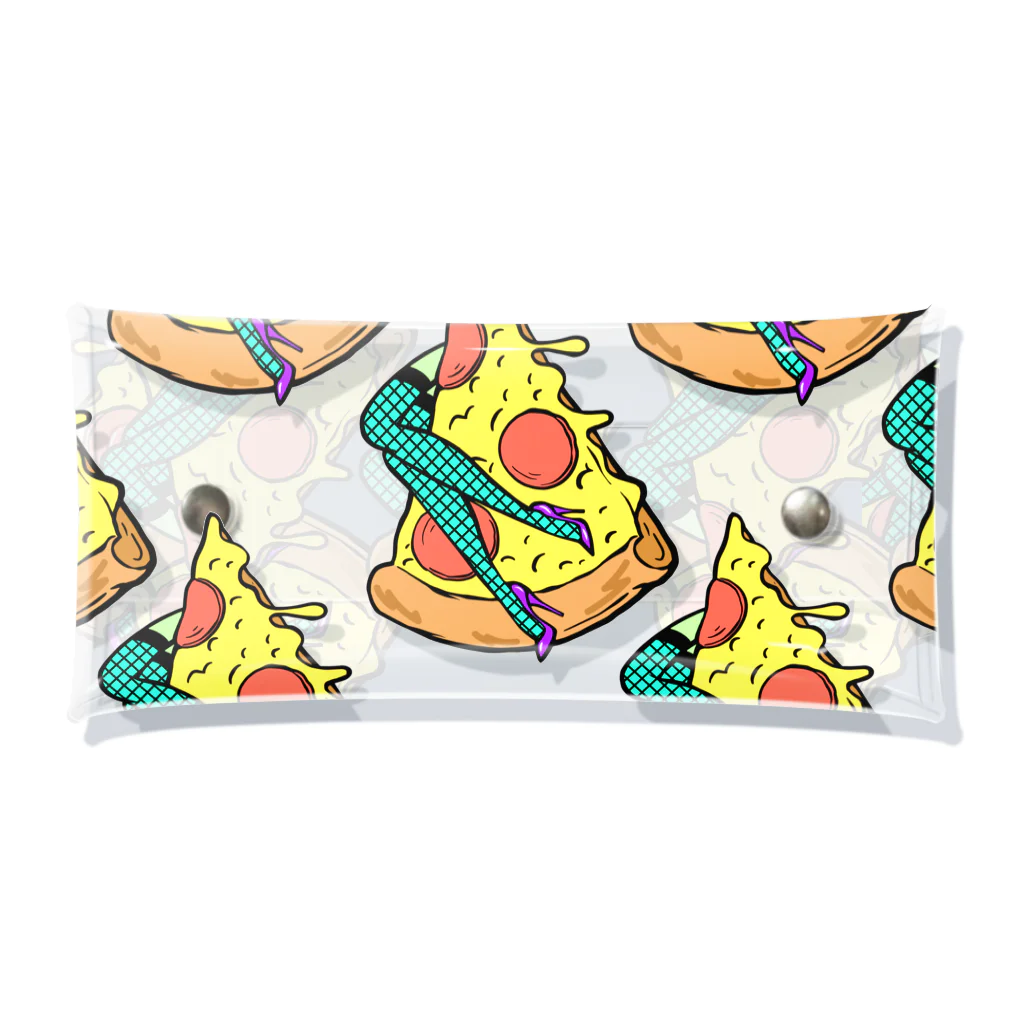 Mieko_Kawasakiの欲望のピザ🍕　GUILTY PLEASURE PIZZA AO TRANSPARENCY Clear Multipurpose Case