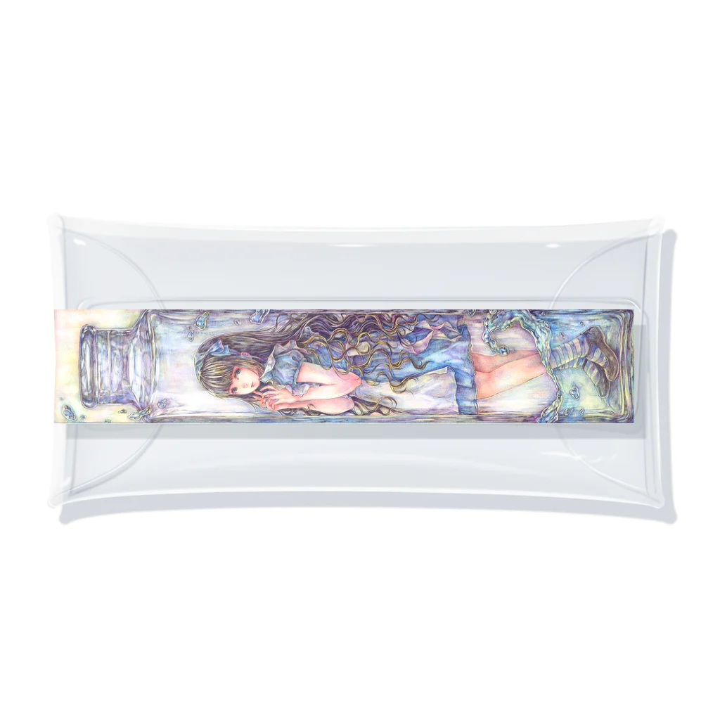 Akanesasaki-artのdrink me Clear Multipurpose Case