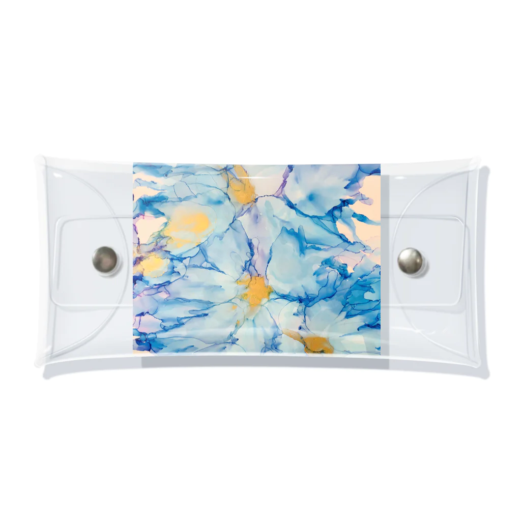 kohaku_no.5のsea＆flower  Clear Multipurpose Case