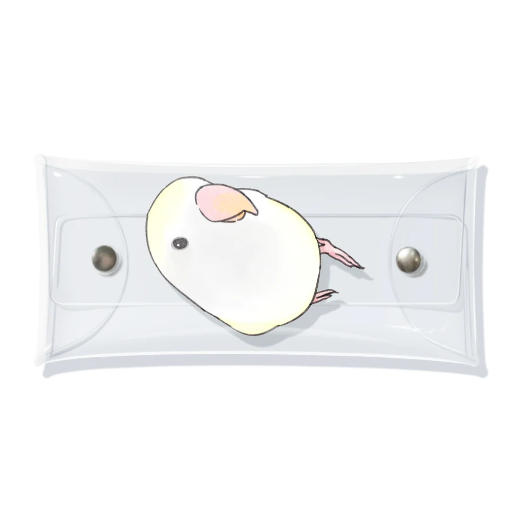 まめるりはことりのコザクラインコ　バイオレットパイドちゃん【まめるりはことり】 Clear Multipurpose Case