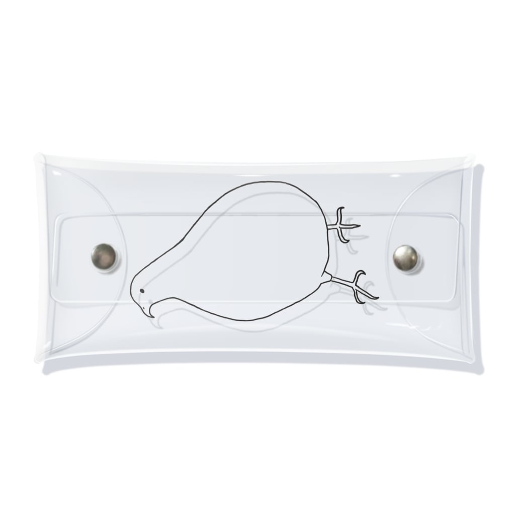 minatoriのうずらさん Clear Multipurpose Case