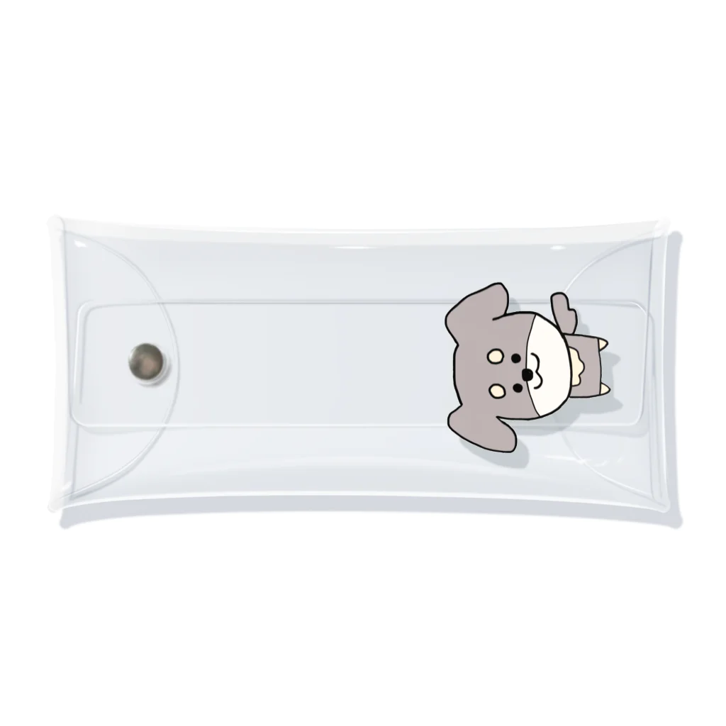 wafuniのゆるいぬ Clear Multipurpose Case