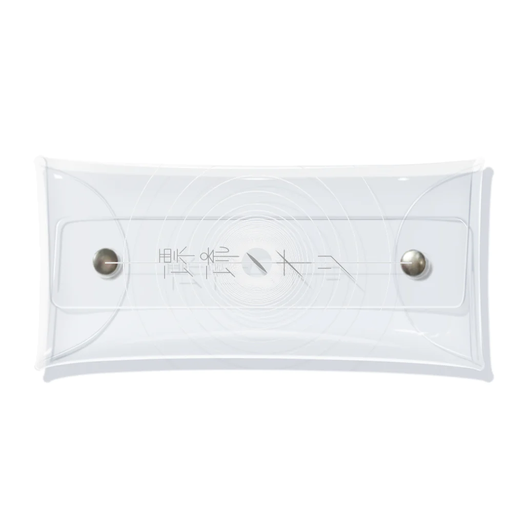 漂流ノオリの漂流ノオリロゴ(円) Clear Multipurpose Case