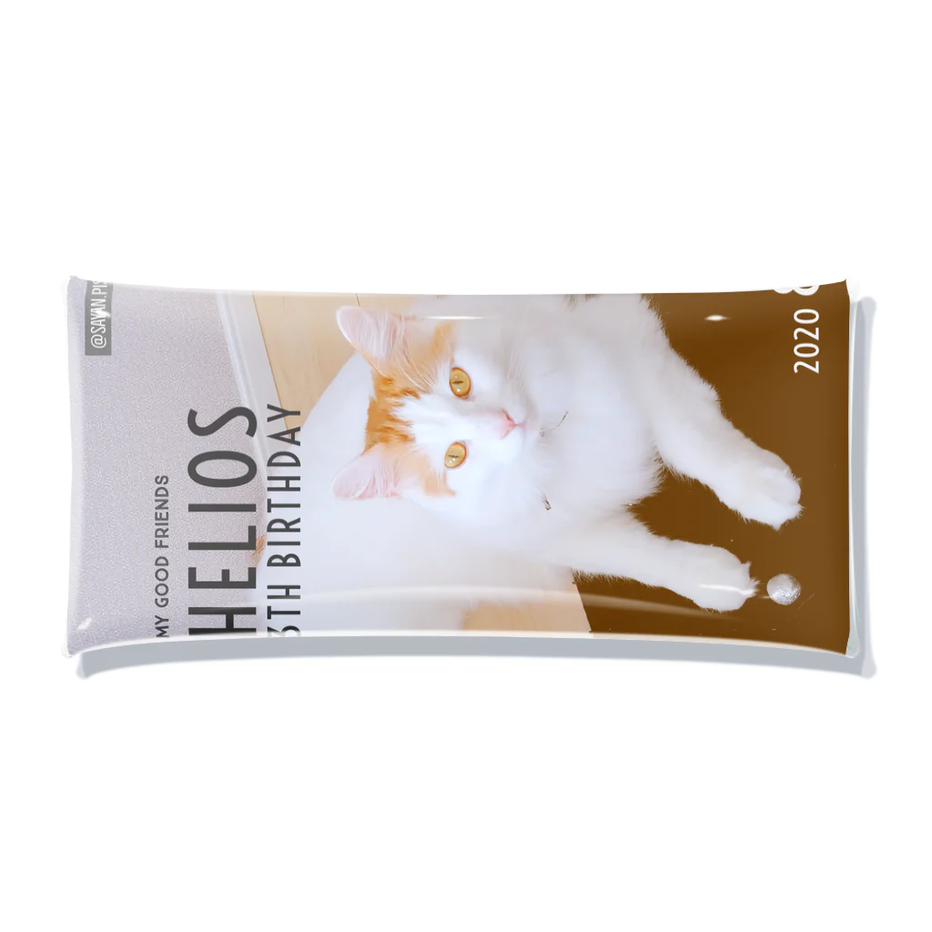 猫界のプリンスHelios♡と僕たちのHelios♡クリアケース 투명 동전 지갑