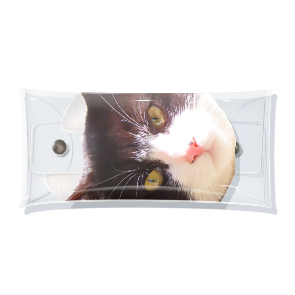 でおきしりぼ子の実験室の吾輩は猫である。 Clear Multipurpose Case