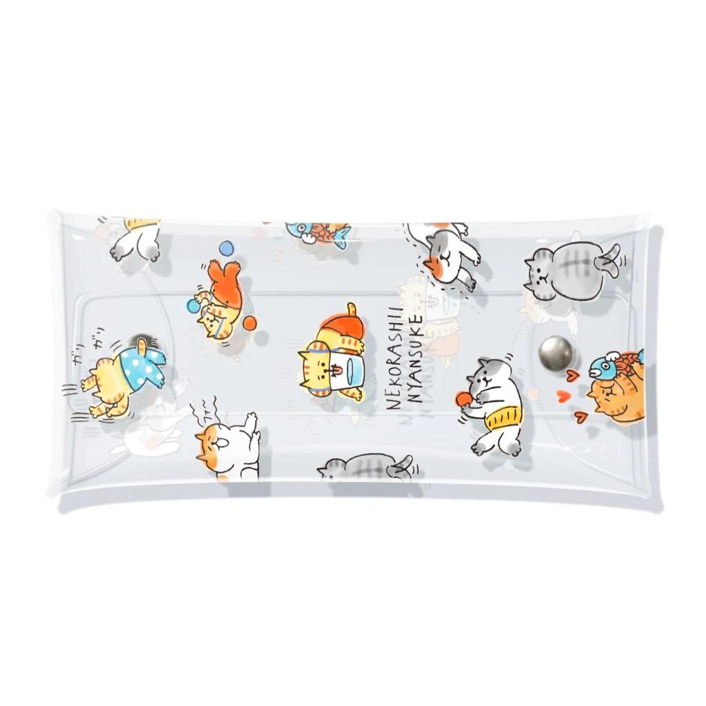 ごろごろにゃんすけのねこらしいにゃんすけ Clear Multipurpose Case