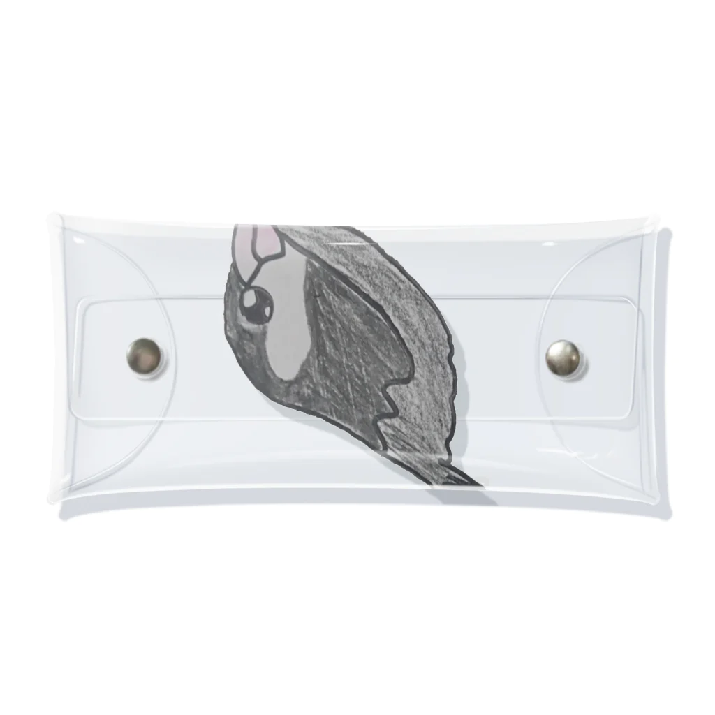 tomo0530tomo0803の文鳥のめるめ～る Clear Multipurpose Case