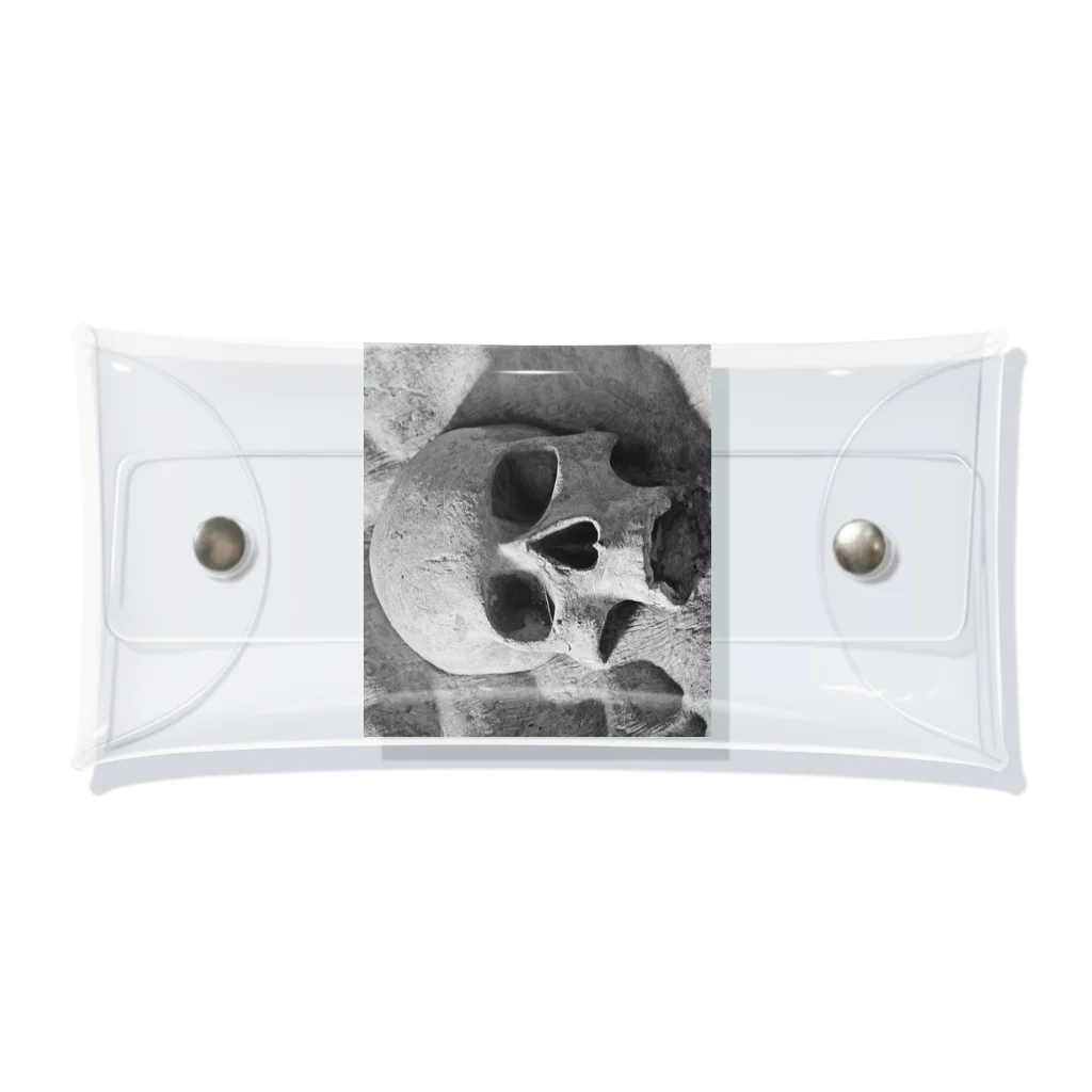 youhei-houjouのthe  skull Clear Multipurpose Case