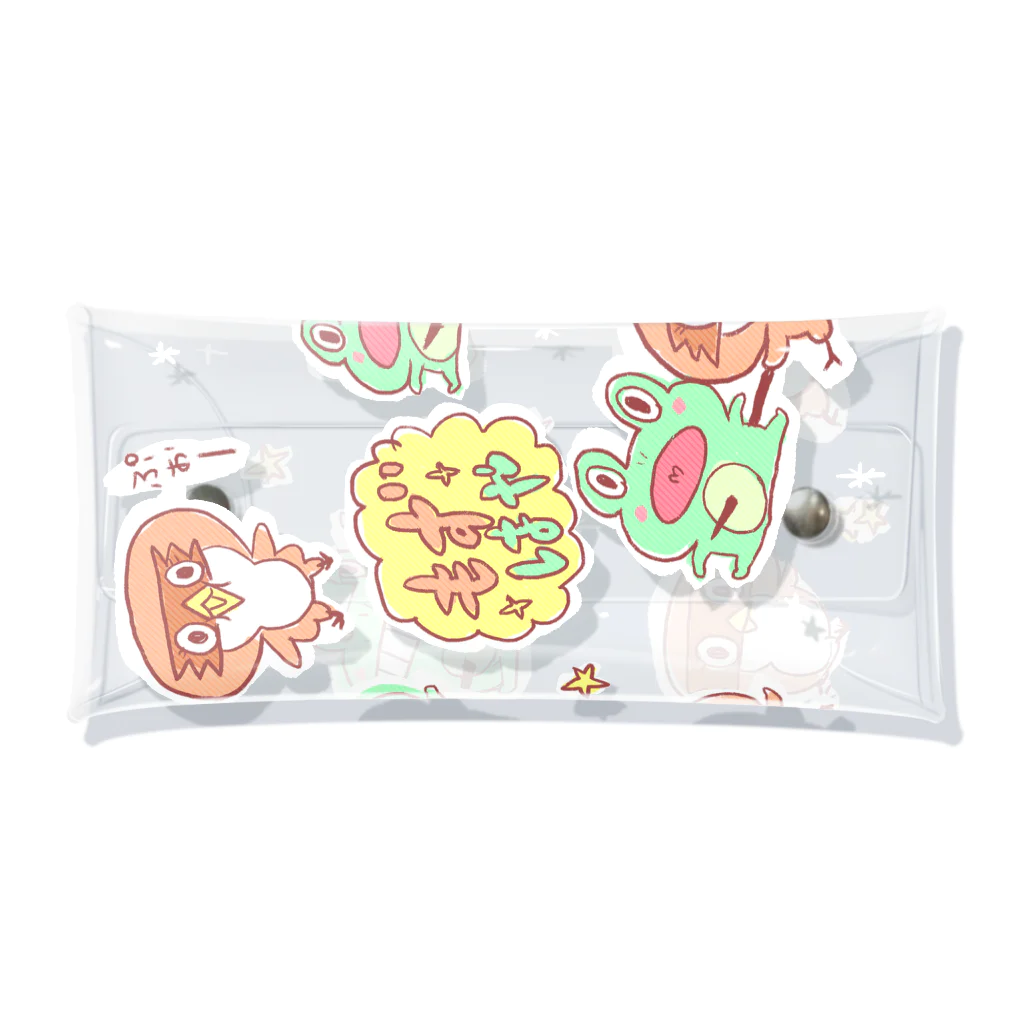 🐤もずはゃ🐸SHOP✨のもずはゃクリアマルチケース【暇トルネ】 Clear Multipurpose Case