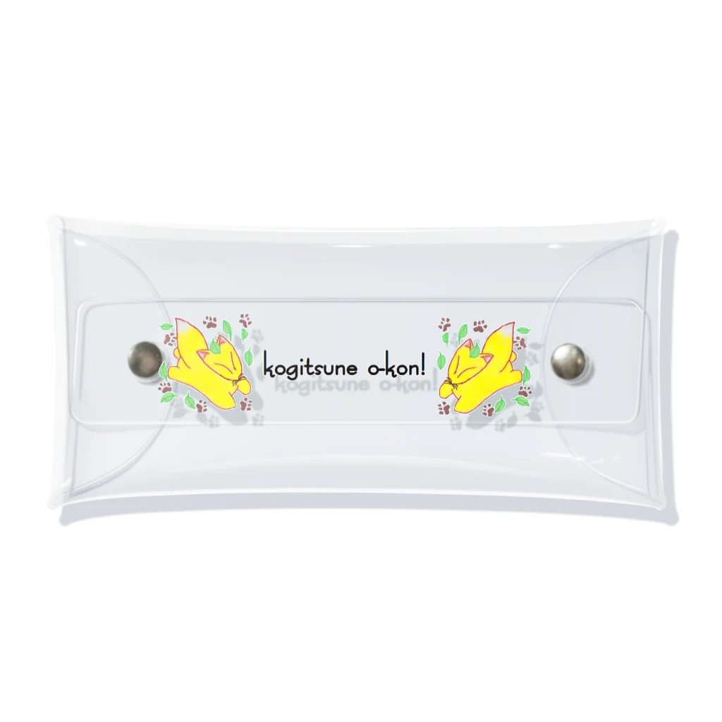 月彩宮SUZURI支店のkogitsune o-kon! No.01 Clear Multipurpose Case