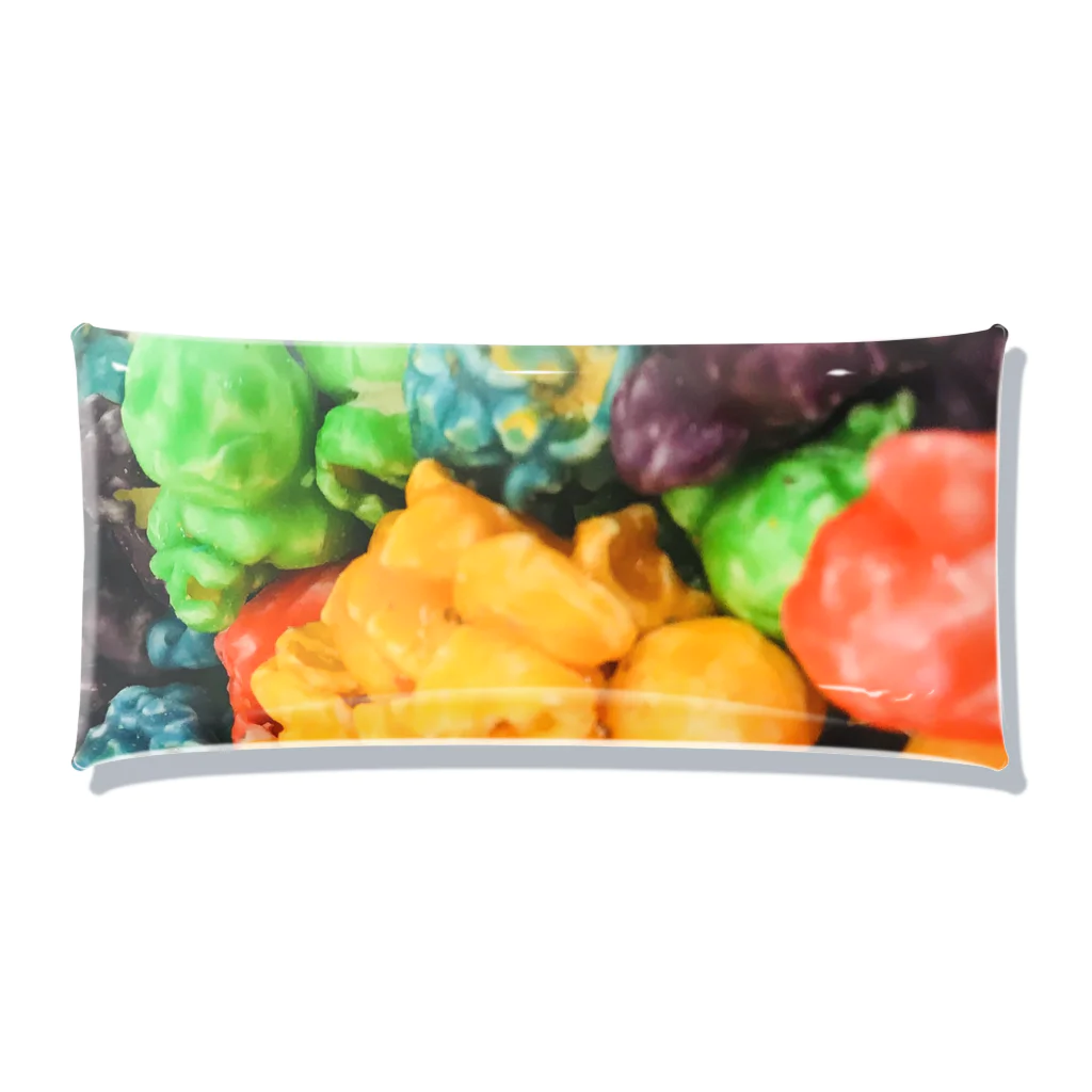 CLUB KOKUTEのcolorful popcorn Clear Multipurpose Case