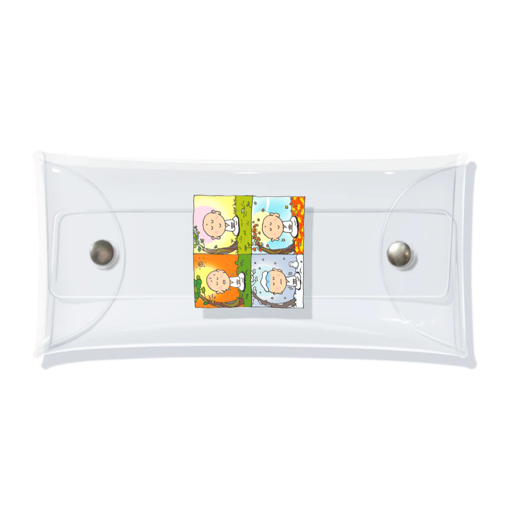 JACK-CARTOONのnamukun season Clear Multipurpose Case