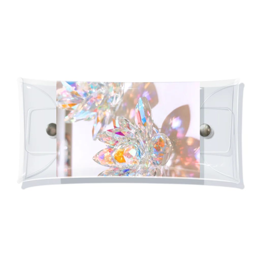 kopanの虹の世界のCrystal Lotus✧︎ Clear Multipurpose Case