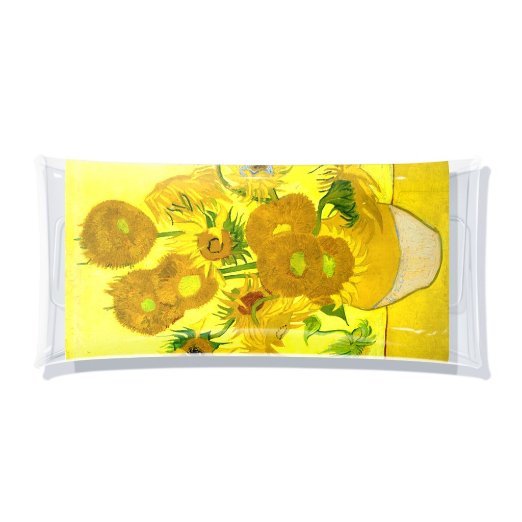 ART のゴッホ/ひまわり　Vincent van Gogh / Sunflowers Clear Multipurpose Case