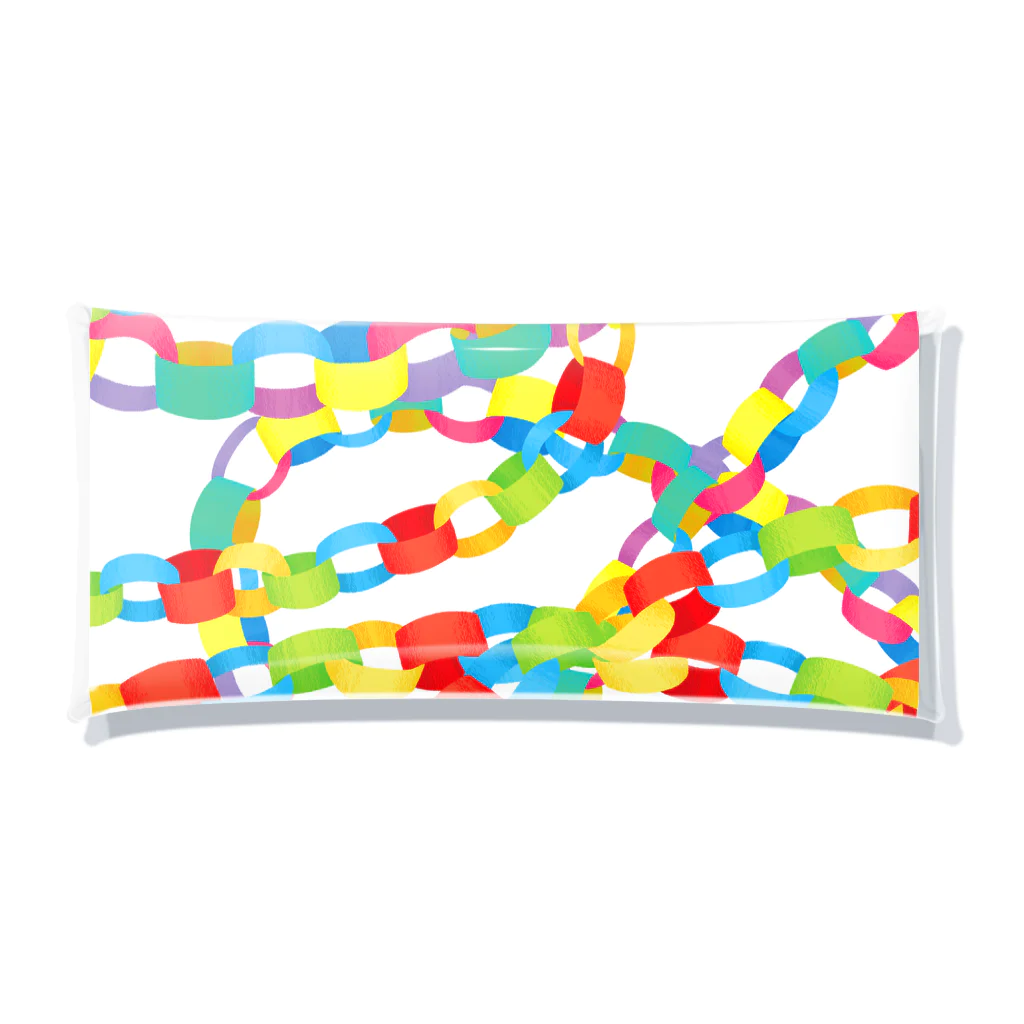 utanogoodsのpaper chain クリアマルチケース