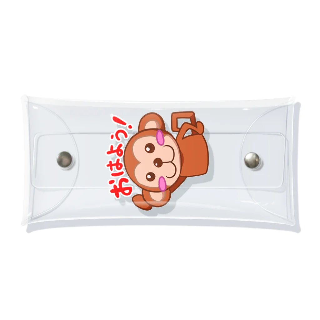 プラモザルショップのプラモザル（LINEスタンプ01） クリアマルチケース