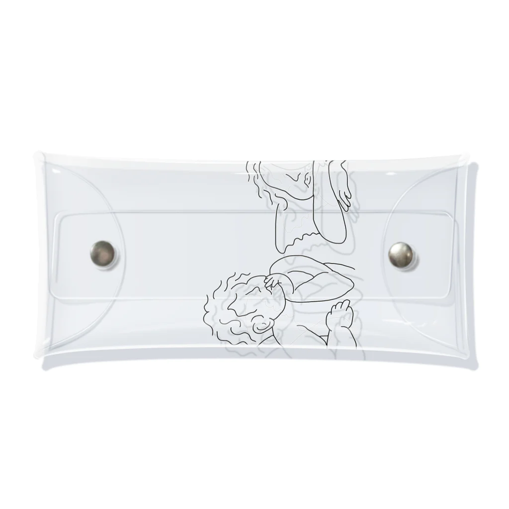 meMEmeのサイゼのやつ Clear Multipurpose Case