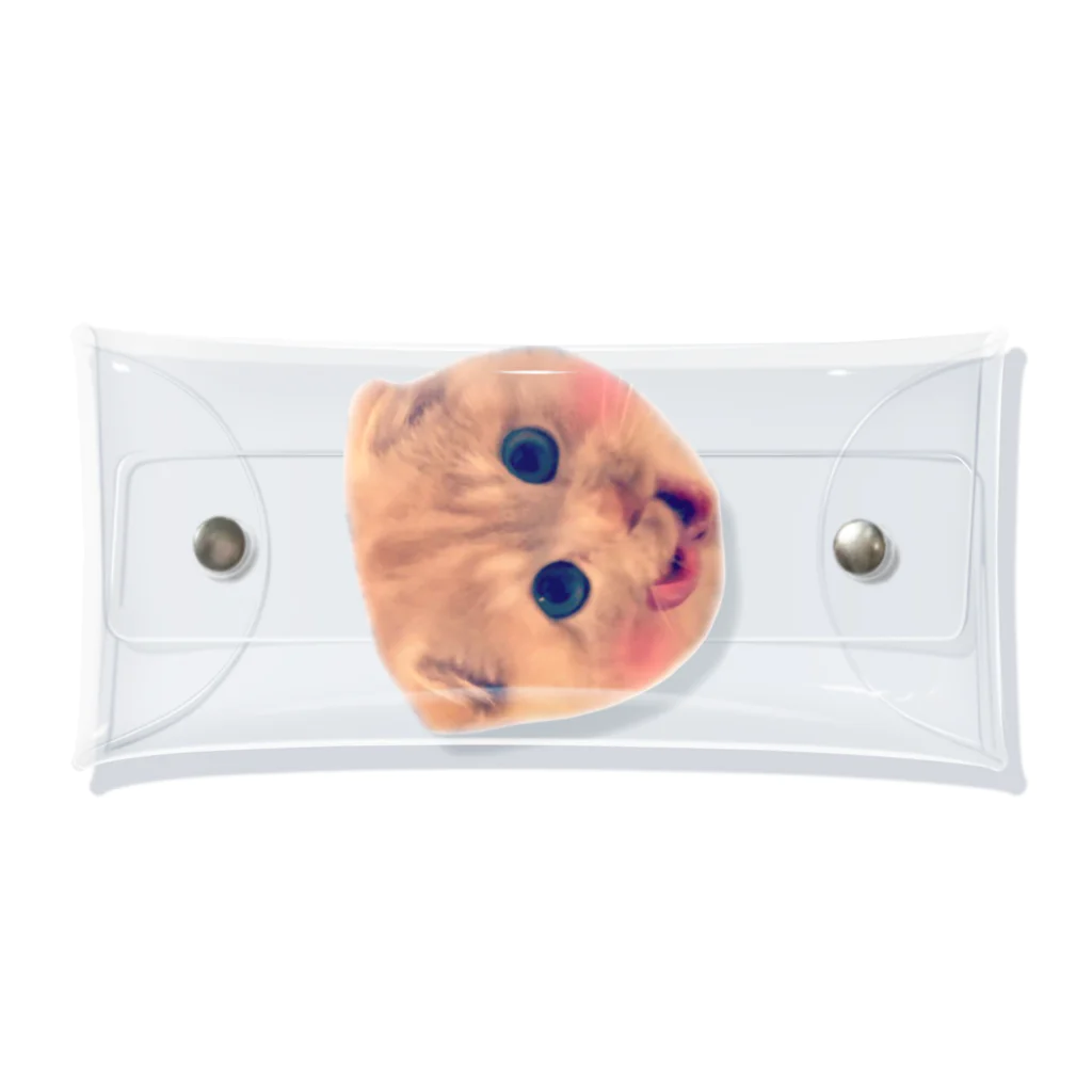 ～癒しの猫暮らし～の甘えんぼ猫ポテト Clear Multipurpose Case