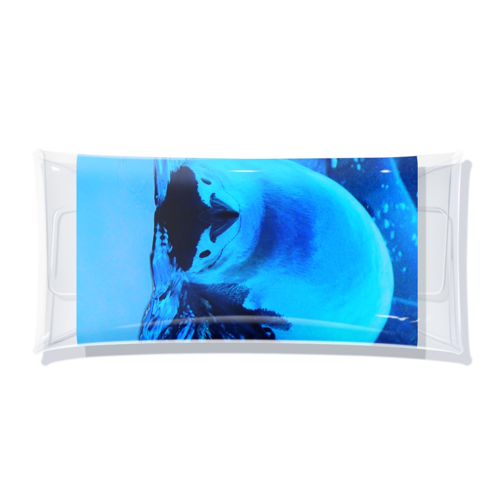 ペンギンの写真のヒゲペンギン　写真　リアル Clear Multipurpose Case