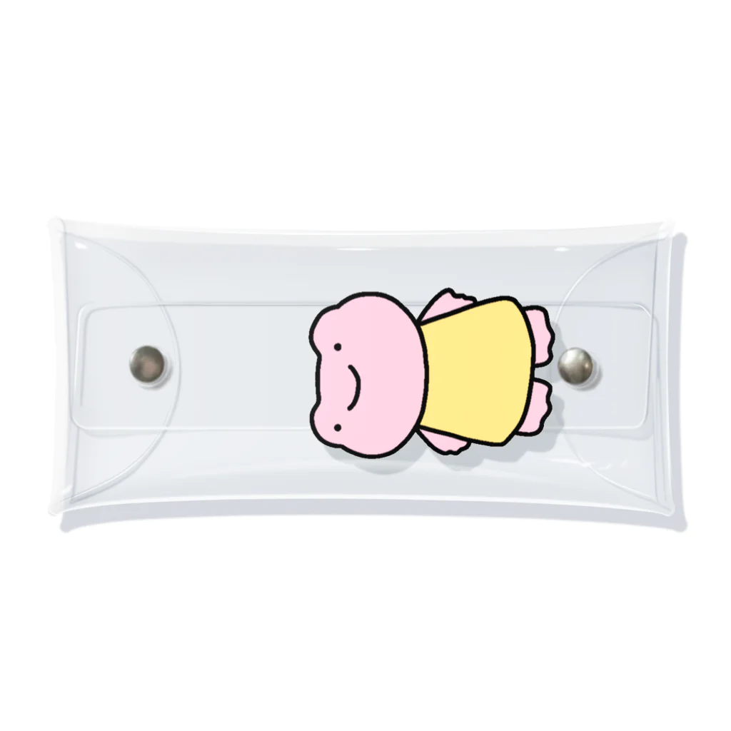 もちもちハウスのかえるちゃん Clear Multipurpose Case