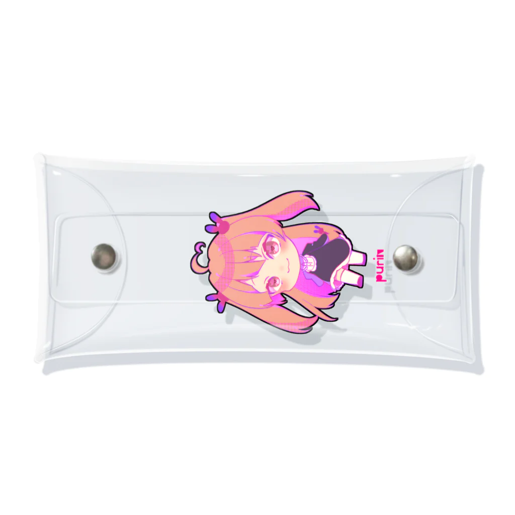 Rimε・●・зstoreのぷりんちゃん Clear Multipurpose Case