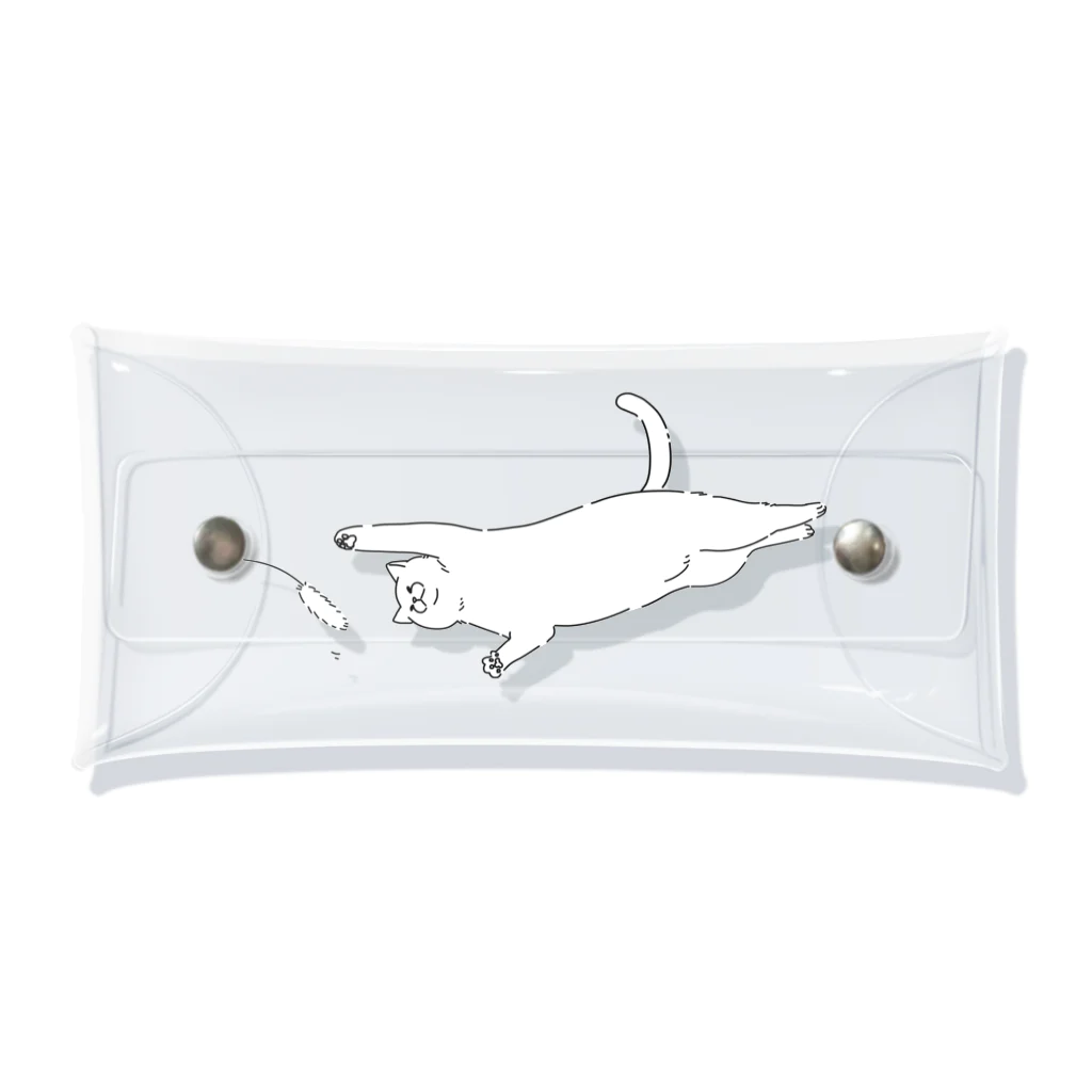 sakumaxxxの飛ぶ猫 Clear Multipurpose Case