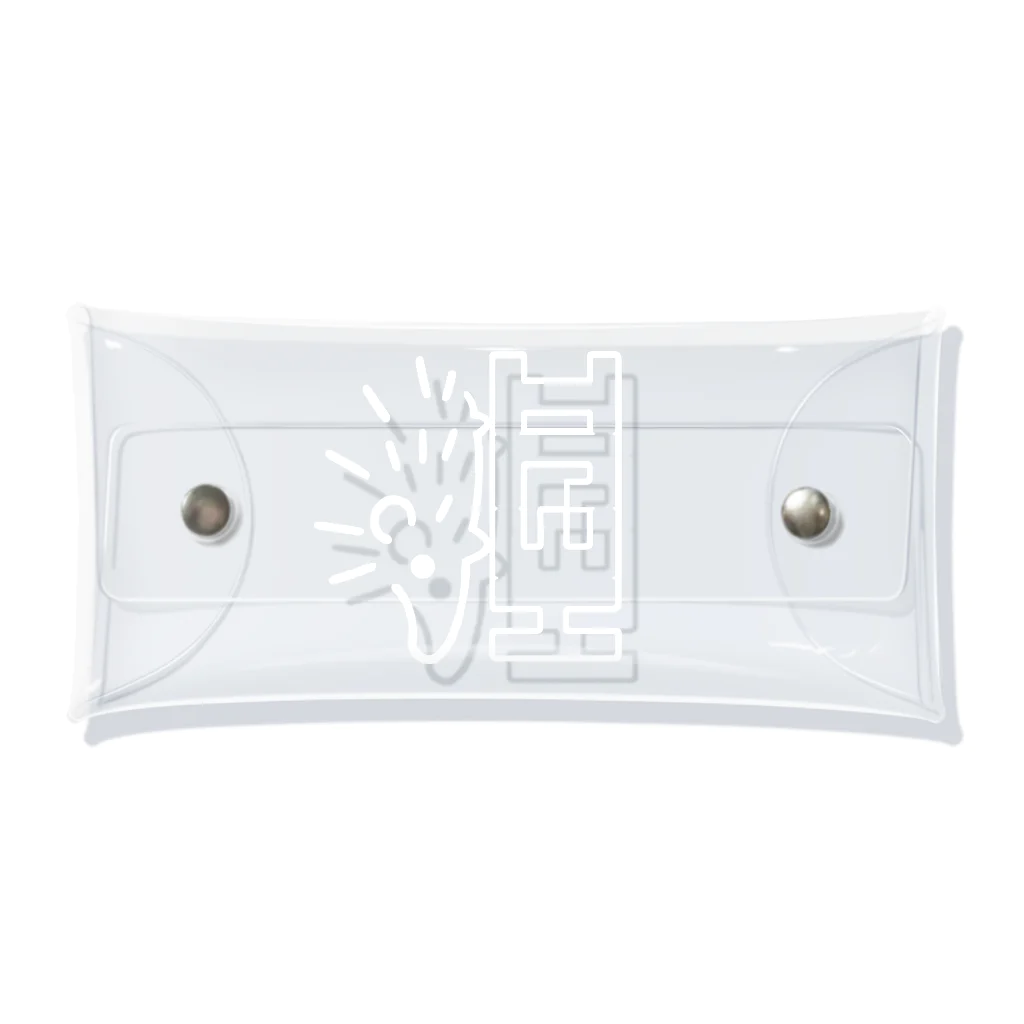 KAMI STOREのHEJIロゴ（白） Clear Multipurpose Case