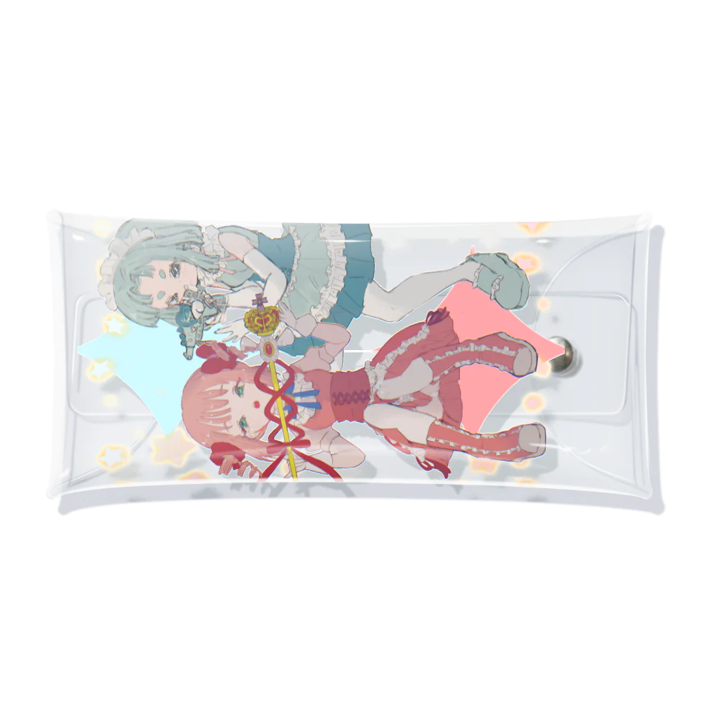 浅葱⑨良乃の魔法少女🎀ぐっず Clear Multipurpose Case