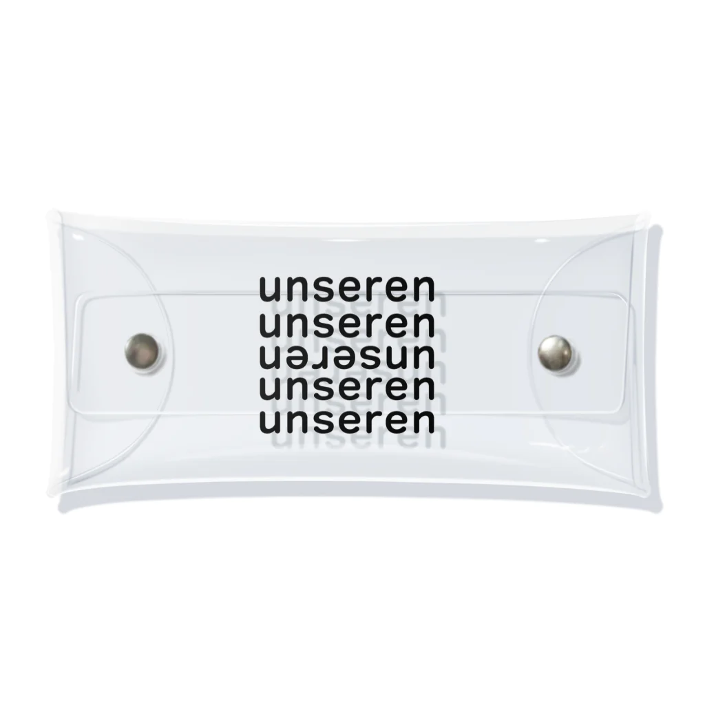 unserenのロゴ5連 Clear Multipurpose Case