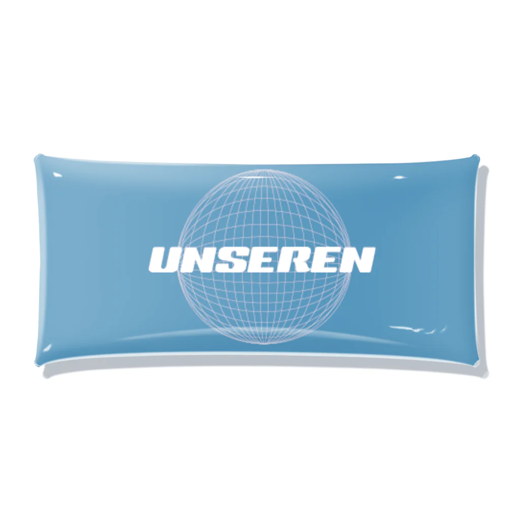 unserenのプラネット／ブルーグレー Clear Multipurpose Case