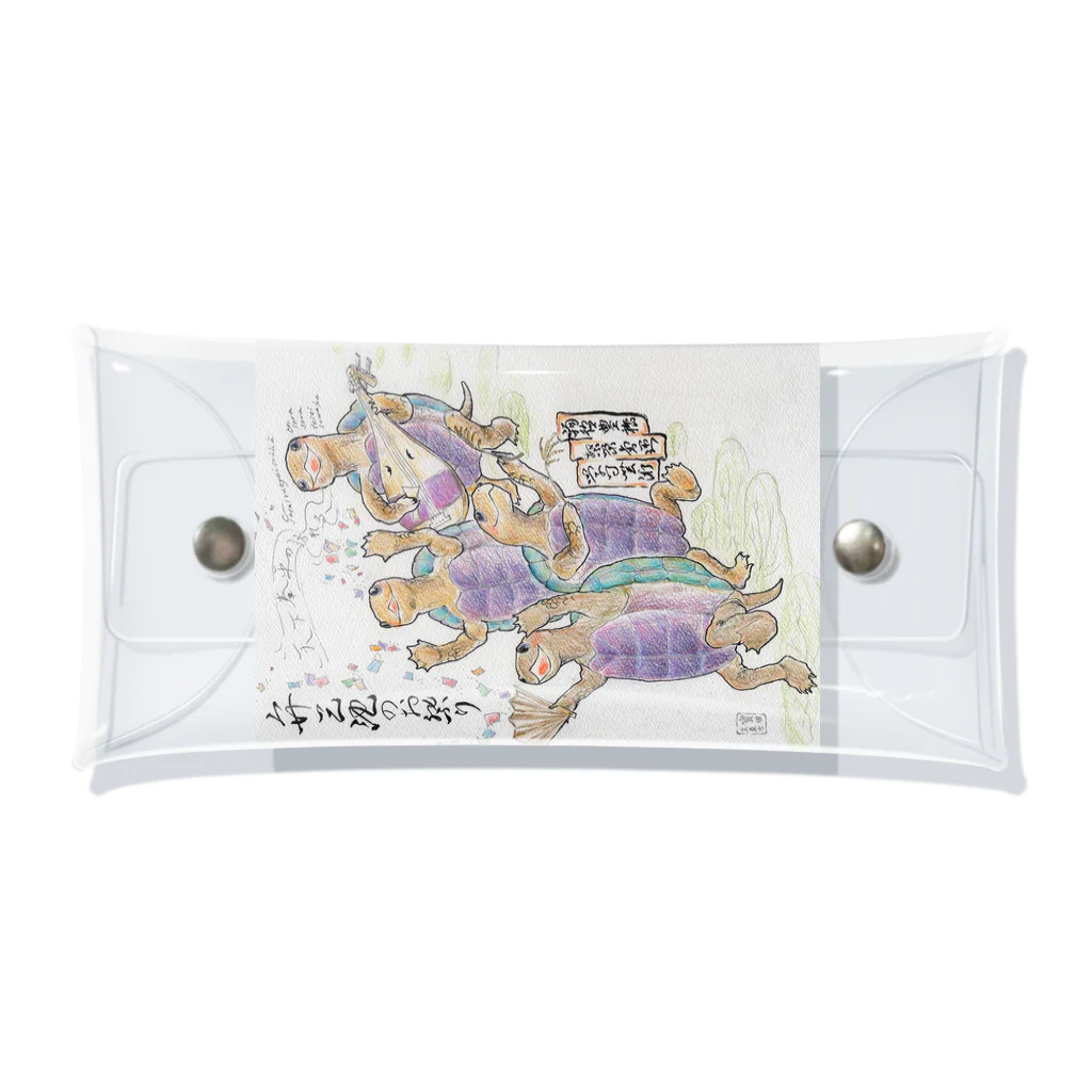 ねんこね。未来子の弁天池のお祭り Clear Multipurpose Case