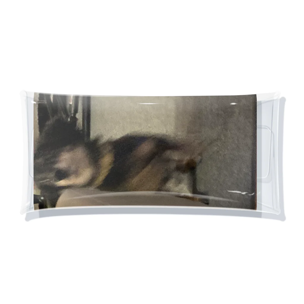 激アツ･モチモチプリップリTVの犬 Clear Multipurpose Case