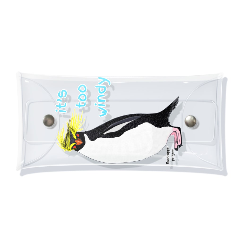 LalaHangeulのRockhopper penguin　(イワトビペンギン) Clear Multipurpose Case
