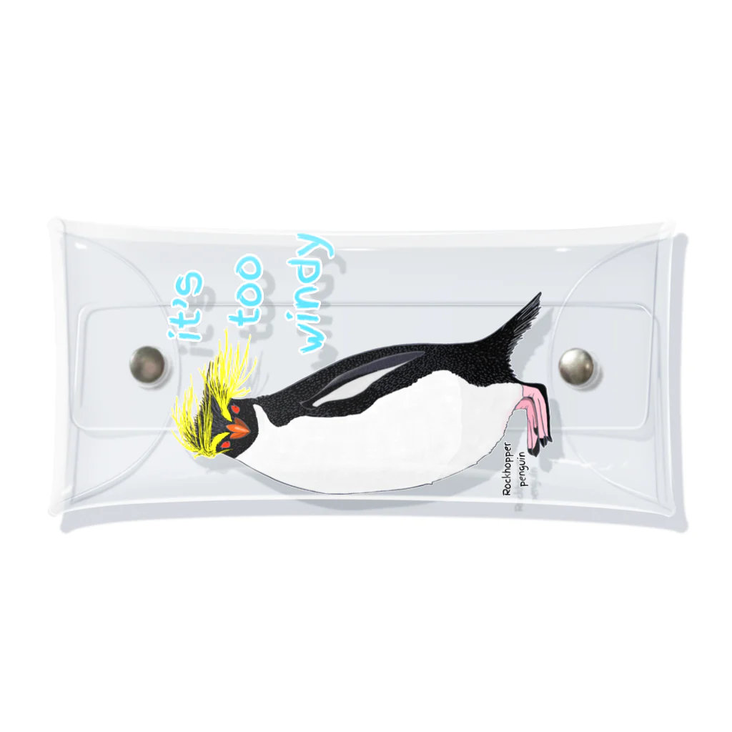 LalaHangeulのRockhopper penguin　(イワトビペンギン) Clear Multipurpose Case