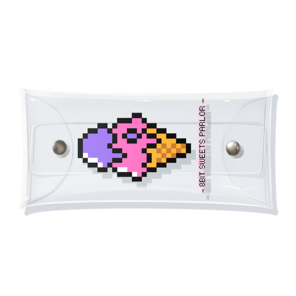 COSMICmagicalsの8bit♡アイスクリーム PK×PR Clear Multipurpose Case