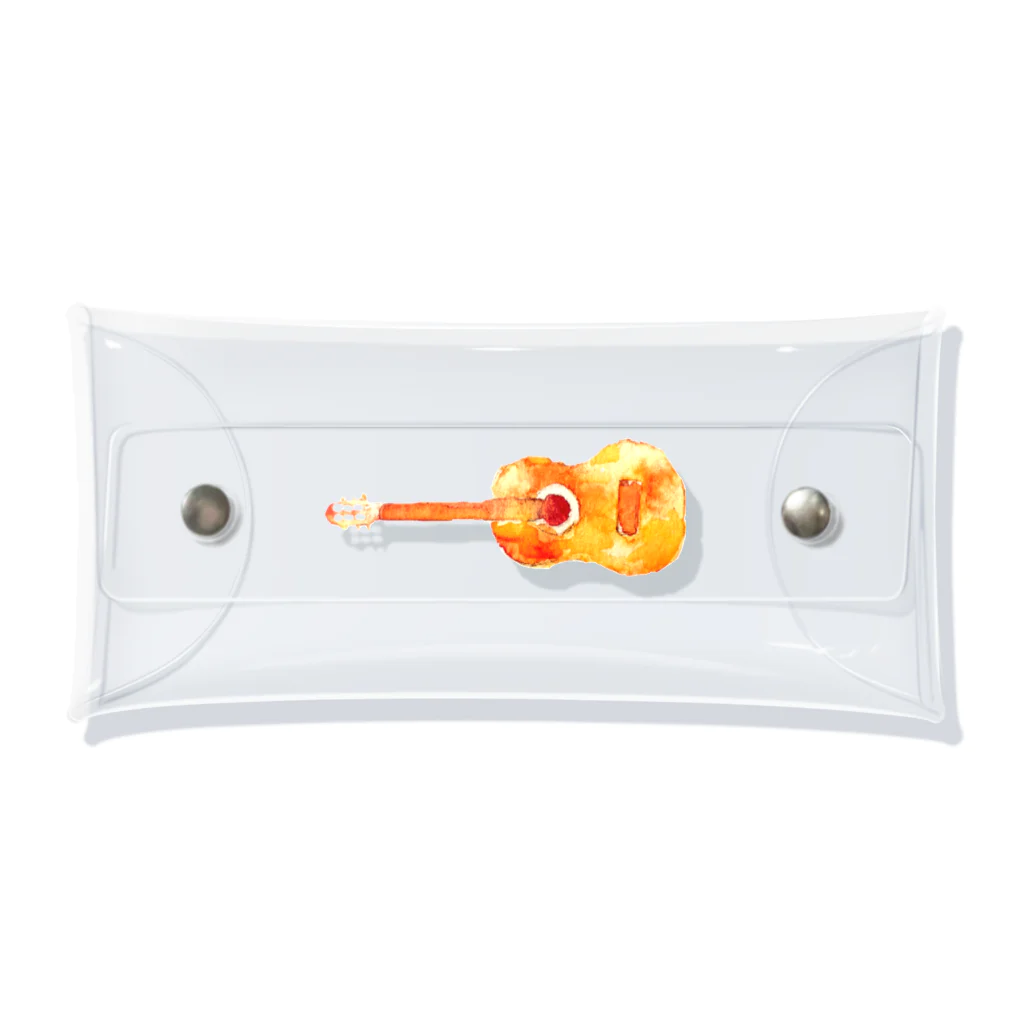 yumiのギター(orange) Clear Multipurpose Case